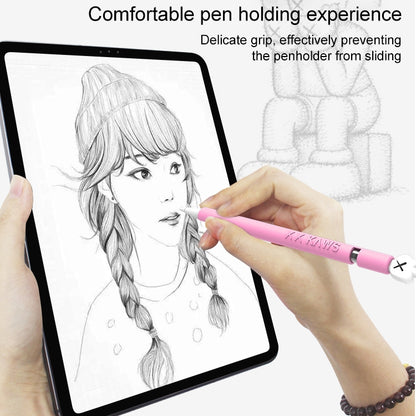 LOVE MEI For Apple Pencil 1 Middle Finger Shape Stylus Pen Silicone Protective Case Cover (Purple) - Pencil Accessories by LOVE MEI | Online Shopping South Africa | PMC Jewellery | Buy Now Pay Later Mobicred