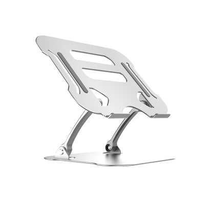 R-JUST Lifting Adjustable Laptop Stand(Silver) - MacBook Holder by R-JUST | Online Shopping South Africa | PMC Jewellery | Buy Now Pay Later Mobicred