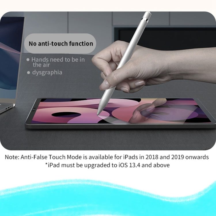 Yesido ST13 8 Pin Interface Multi-function Bluetooth Wireless Stylus Pen Capacitive Pencil for iPad (White) - free shipping - PMC Jewellery - Order now!