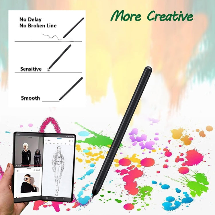 For Samsung Galaxy Z Fold5 / Fold4 / Fold3 4 in 1 Stylus Pen Replacement Pencil Tips (Black) - Pencil Accessories by PMc TechLife | Online Shopping South Africa | PMc TechLife | Buy Now Pay Later Mobicred
