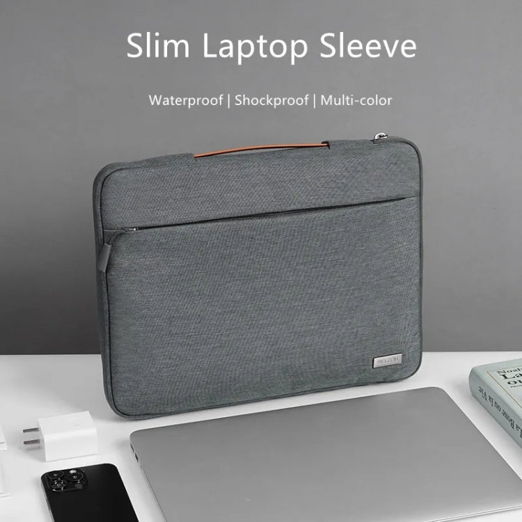 For 13 inch Laptop Zipper Waterproof  Handheld Sleeve Bag (Black) - 13.3 inch by PMC TechLife | Online Shopping South Africa | PMC TechLife | Buy Now Pay Later Mobicred