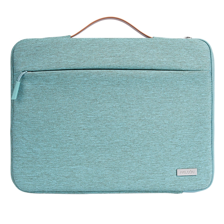 For 16 inch Laptop Zipper Waterproof  Handheld Sleeve Bag (Green) - 13.3 inch by PMC TechLife | Online Shopping South Africa | PMC TechLife | Buy Now Pay Later Mobicred