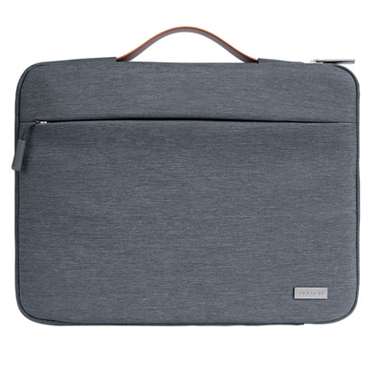 For 16 inch Laptop Zipper Waterproof  Handheld Sleeve Bag (Grey) - 13.3 inch by PMC Jewellery | Online Shopping South Africa | PMC Jewellery | Buy Now Pay Later Mobicred