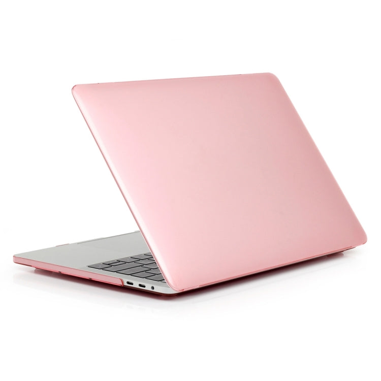 ENKAY Hat-Prince 2 in 1 Crystal Hard Shell Plastic Protective Case + US Version Ultra-thin TPU Keyboard Protector Cover for 2016 New MacBook Pro 15.4 inch with Touchbar (A1707)(Pink) - MacBook Pro Cases by ENKAY | Online Shopping South Africa | PMC Jewellery | Buy Now Pay Later Mobicred