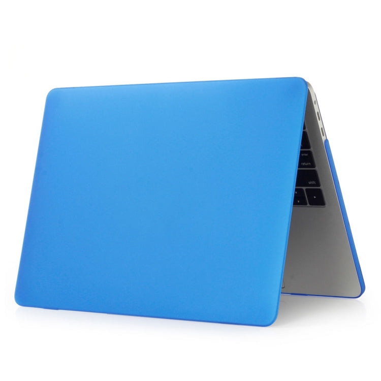 ENKAY Hat-Prince 2 in 1 Frosted Hard Shell Plastic Protective Case + Europe Version Ultra-thin TPU Keyboard Protector Cover for 2016 MacBook Pro 13.3 Inch with Touch Bar (A1706)(Dark Blue) - MacBook Pro Cases by ENKAY | Online Shopping South Africa | PMC Jewellery | Buy Now Pay Later Mobicred