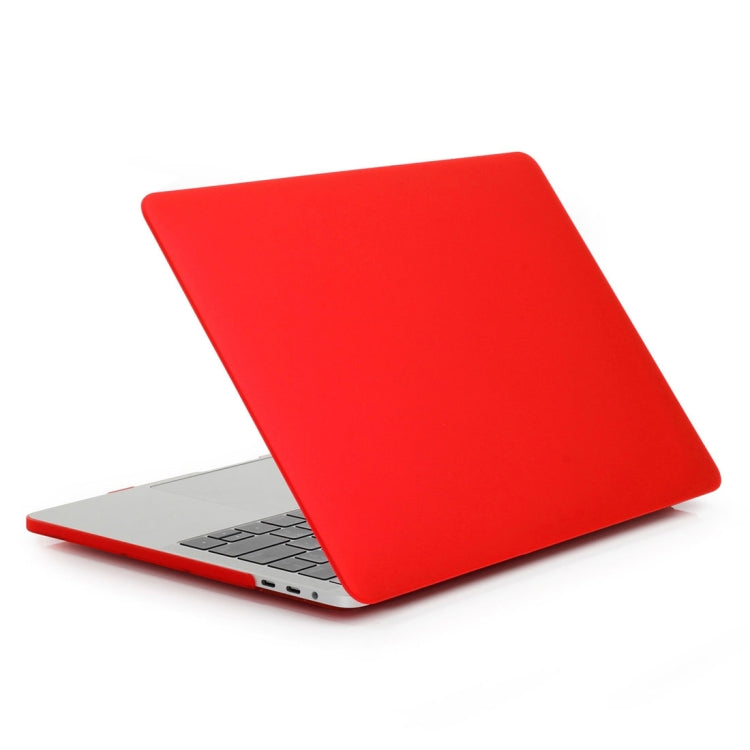 ENKAY Hat-Prince 2 in 1 Frosted Hard Shell Plastic Protective Case + Europe Version Ultra-thin TPU Keyboard Protector Cover for 2016 MacBook Pro 13.3 Inch with Touch Bar (A1706) (Red) - MacBook Pro Cases by ENKAY | Online Shopping South Africa | PMC Jewellery | Buy Now Pay Later Mobicred