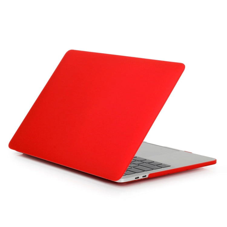 ENKAY Hat-Prince 2 in 1 Frosted Hard Shell Plastic Protective Case + Europe Version Ultra-thin TPU Keyboard Protector Cover for 2016 MacBook Pro 13.3 Inch with Touch Bar (A1706) (Red) - MacBook Pro Cases by ENKAY | Online Shopping South Africa | PMC Jewellery | Buy Now Pay Later Mobicred