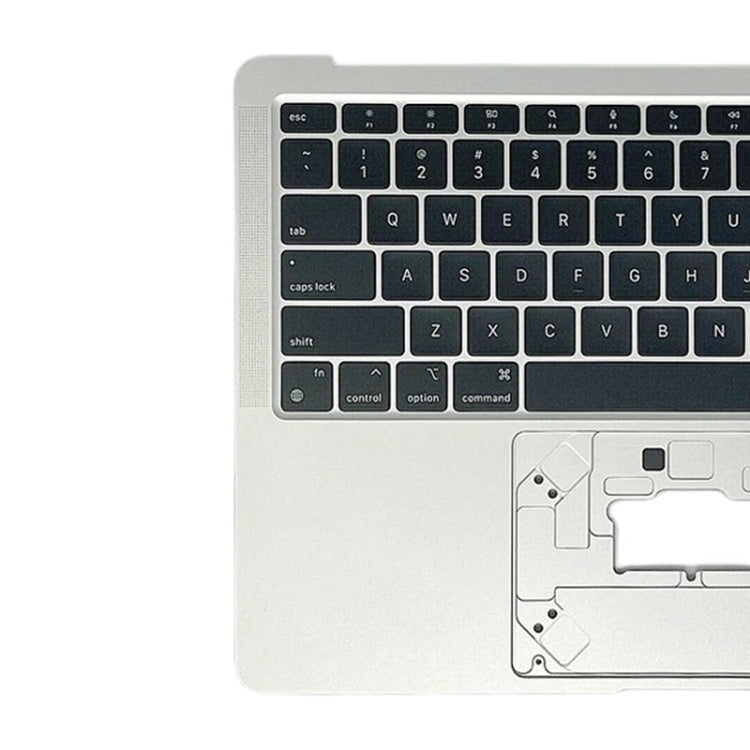 For Macbook Air 13 2020 M1 A2337 EMC3598 C-side Cover + US Edition Key Board (Silver) - Bottom Cover by PMC TechLife | Online Shopping South Africa | PMC TechLife