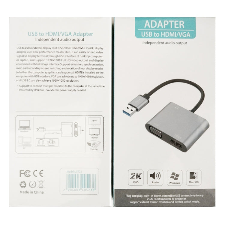 USB-C / Type-C 3.0 to HDMI / VGA Converter - Converter by PMC Jewellery | Online Shopping South Africa | PMC Jewellery | Buy Now Pay Later Mobicred