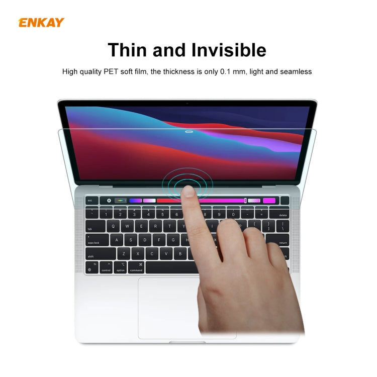 ENKAY HD PET Screen Protector for MacBook Pro 15.4 inch A1707 (2016 - 2017) / A1990 (2018) - Screen Protectors by ENKAY | Online Shopping South Africa | PMC Jewellery | Buy Now Pay Later Mobicred