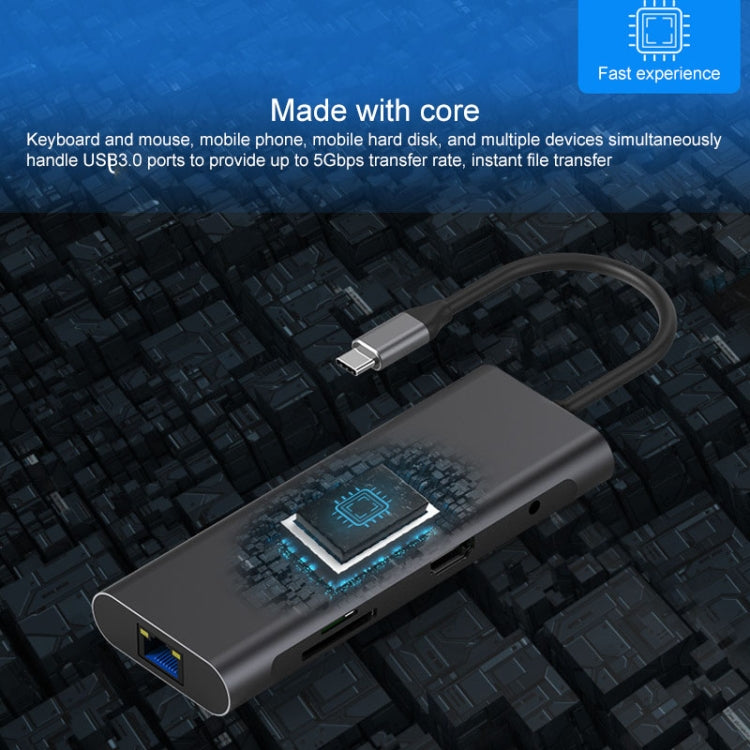 Blueendless 9 In 1 Multi-function Type-C / USB-C HUB Expansion Dock - free shipping - PMC Jewellery - Order now!