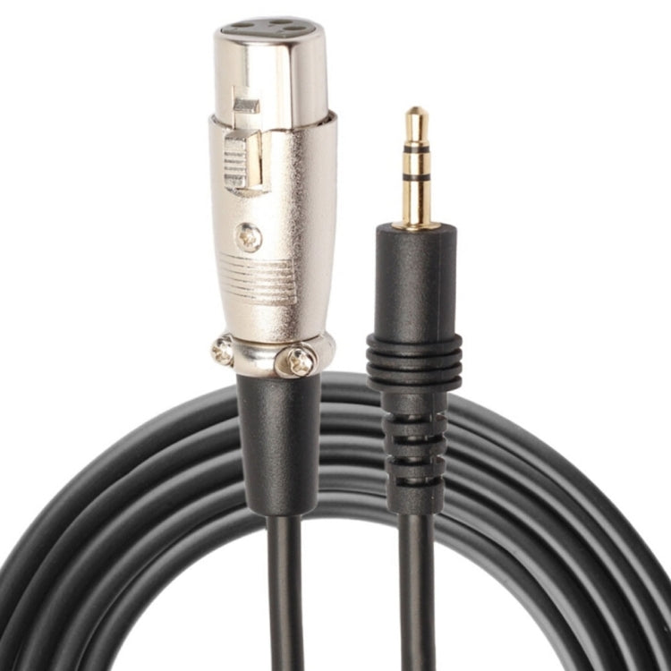 3m 3.5mm Male to XLR Female Microphone Audio Cord Cable - Microphone Audio Cable & Connector by PMC Jewellery | Online Shopping South Africa | PMC Jewellery
