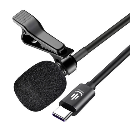 YICHUANG YC-LM10 USB-C / Type-C Intelligent Noise Reduction Condenser Lavalier Microphone, Cable Length: 1.5m - Microphone by YICHUANG | Online Shopping South Africa | PMC Jewellery | Buy Now Pay Later Mobicred