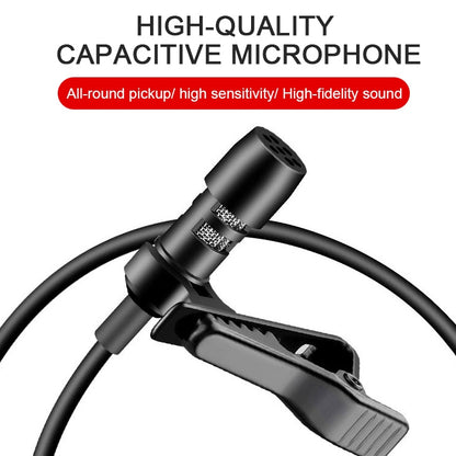 YICHUANG YC-LM10 USB-C / Type-C Intelligent Noise Reduction Condenser Lavalier Microphone, Cable Length: 1.5m - Microphone by YICHUANG | Online Shopping South Africa | PMC Jewellery | Buy Now Pay Later Mobicred