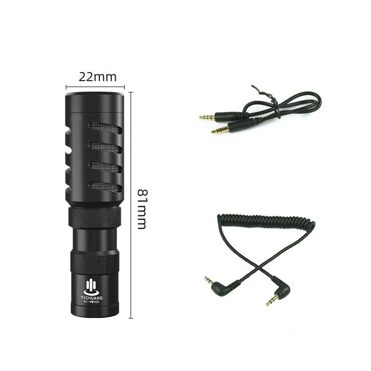 YICHUANG YC-VM100 3.5mm Port Portable Pointing Noise Reduction Microphone - Microphone by YICHUANG | Online Shopping South Africa | PMC Jewellery | Buy Now Pay Later Mobicred