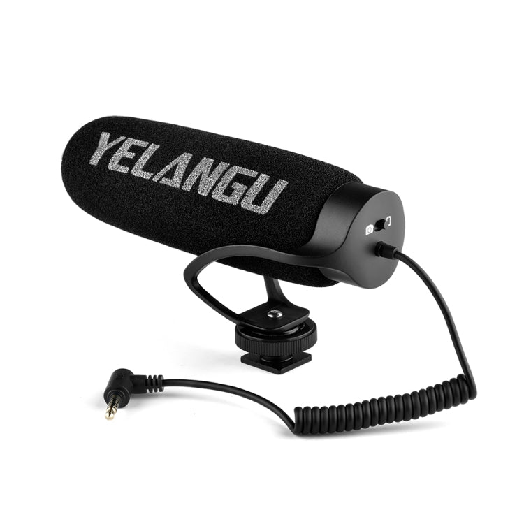 YELANGU MIC08 Video Shotgun Microphone with 3.5mm Audio Cable for DSLR & DV Camcorder(Black) - Camera Microphone by YELANGU | Online Shopping South Africa | PMC Jewellery | Buy Now Pay Later Mobicred