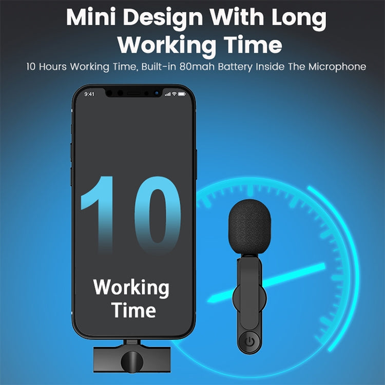 EP033T 8 Pin Interface Lavalier Wireless Radio Microphone - Microphone by PMC TechLife | Online Shopping South Africa | PMC TechLife | Buy Now Pay Later Mobicred