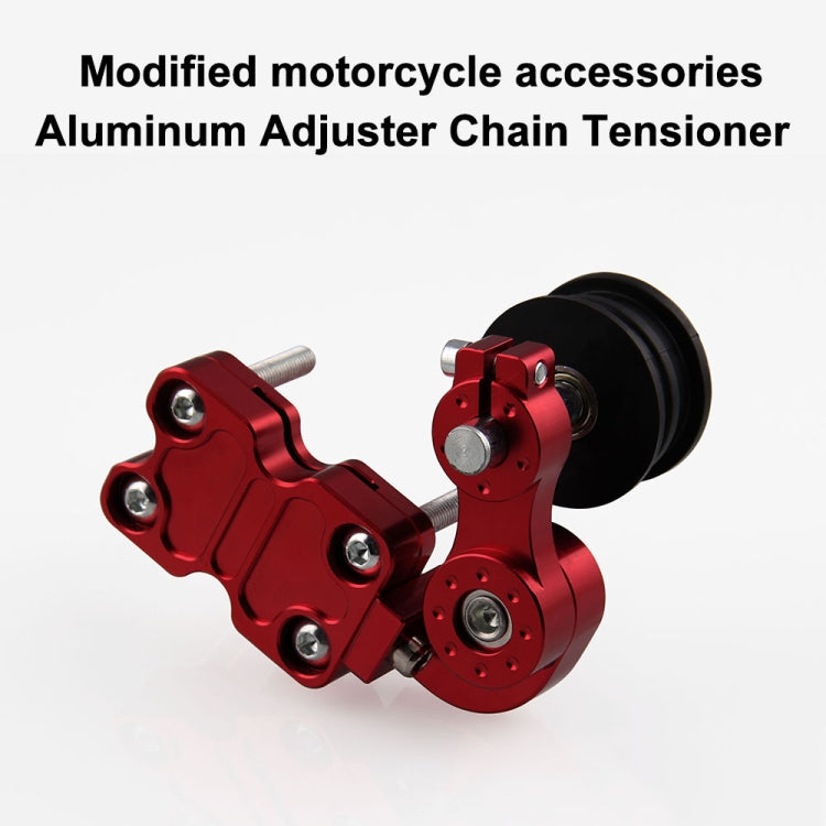 HC154 Motorcycle Modified Accessories Universal Aluminum Alloy Chain Adjuster(Black) - Replacement Parts by PMC TechLife | Online Shopping South Africa | PMC TechLife | Buy Now Pay Later Mobicred