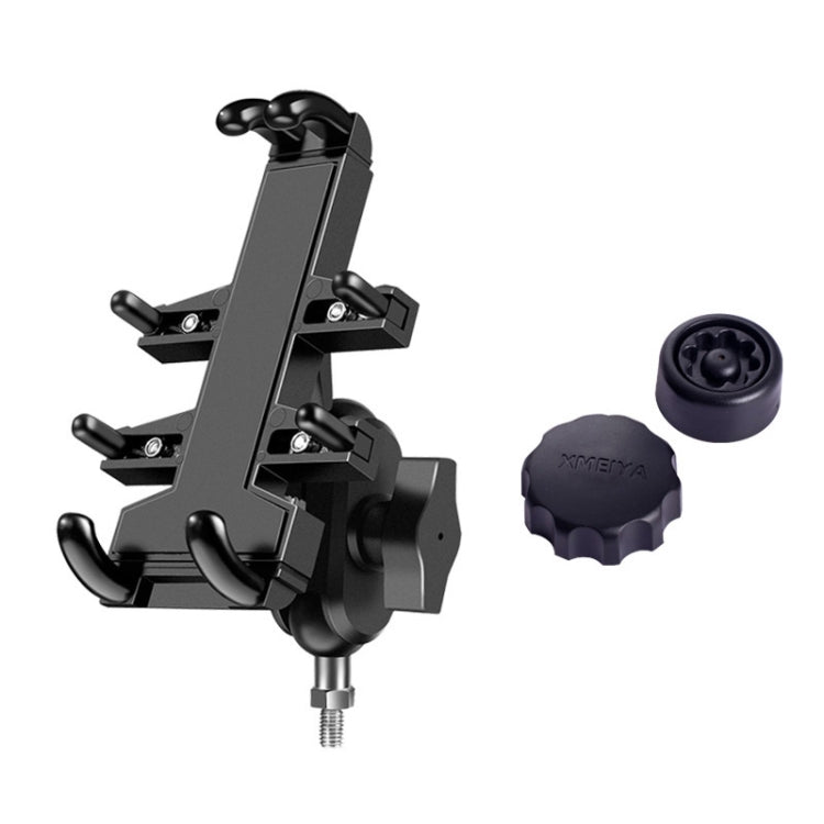 M8 Bolt Ball-Head Motorcycle Multi-function Eight-jaw Aluminum Phone Navigation Bracket with Anti-theft Knobs - free shipping - PMC TechLife - Order now!