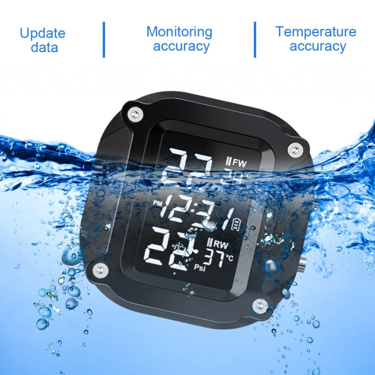 M6 Motorcycles Tire Pressure Monitor with Holder - Electrical Instruments by PMC TechLife | Online Shopping South Africa | PMC TechLife