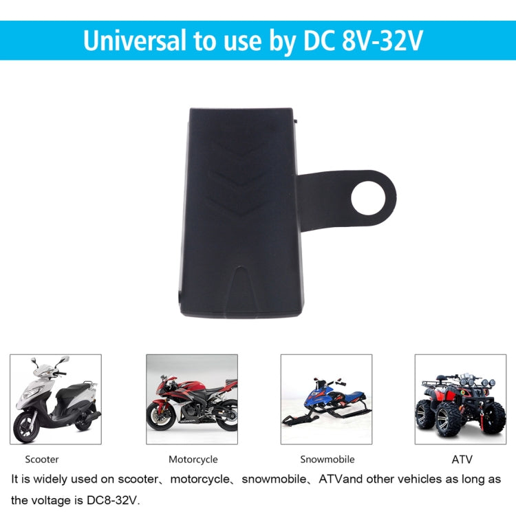 Motorcycle Waterproof DC 8-32V 5V / 1.2A Rearview Mirror USB Phone Charger Adapter, with Indicator Light - free shipping - PMC TechLife - Order now!