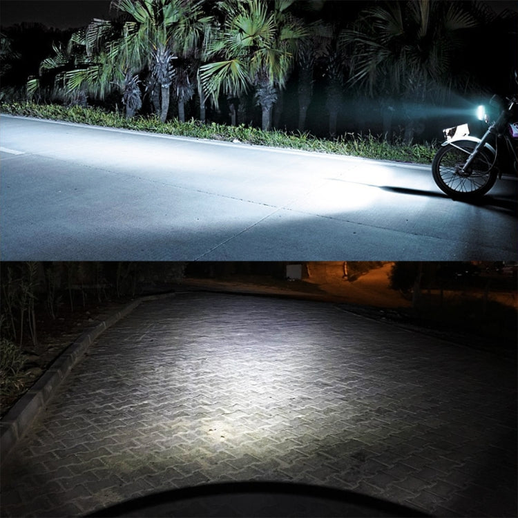 BA20D DC12V / 7.4W Motorcycle LED Headlight with 24LEDs SMD-3030 Lamp Beads (White Light) - Headlights by PMC TechLife | Online Shopping South Africa | PMC TechLife | Buy Now Pay Later Mobicred