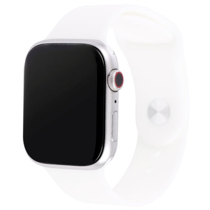 For Apple Watch Series 7 45mm Black Screen Non-Working Fake Dummy Display Model, For Photographing Watch-strap, No Watchband (Silver) - Watch Model by PMC Jewellery | Online Shopping South Africa | PMC Jewellery | Buy Now Pay Later Mobicred