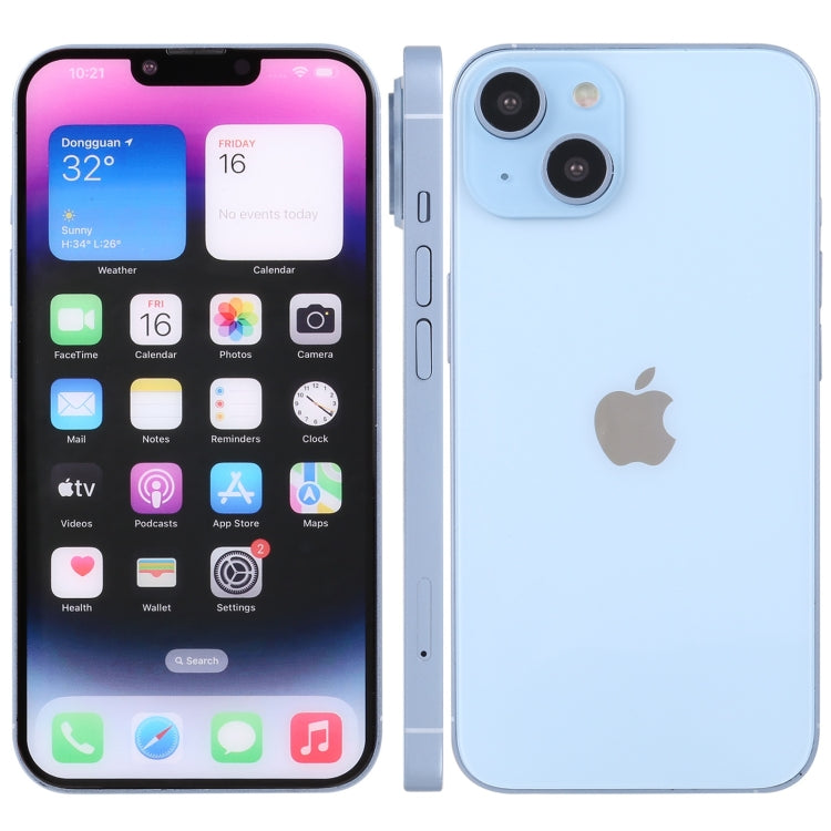 For iPhone 14 Plus Color Screen Non-Working Fake Dummy Display Model (Blue) - For iPhone & iPad by PMC TechLife | Online Shopping South Africa | PMC TechLife