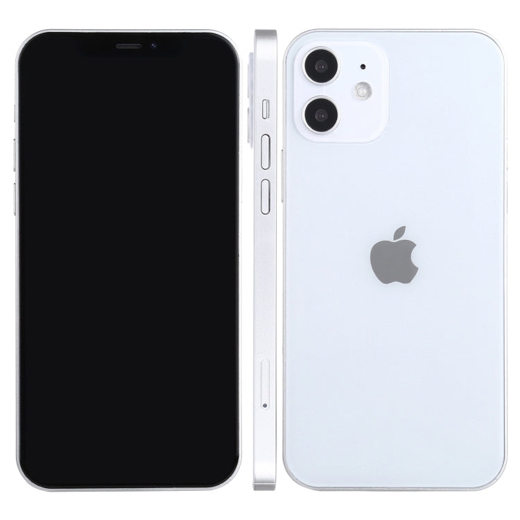 For iPhone 12 Black Screen Non-Working Fake Dummy Display Model(White) - For iPhone & iPad by PMC Jewellery | Online Shopping South Africa | PMC Jewellery | Buy Now Pay Later Mobicred