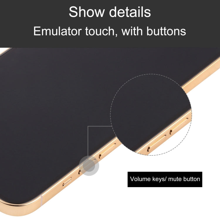 For iPhone 13 Pro Black Screen Non-Working Fake Dummy Display Model (Gold) - For iPhone & iPad by PMC Jewellery | Online Shopping South Africa | PMC Jewellery