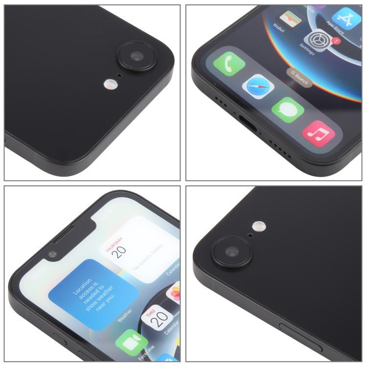 For iPhone 16e Color Screen Non-Working Fake Dummy Display Model (Black) - For iPhone & iPad by PMC TechLife | Online Shopping South Africa | PMC TechLife | Buy Now Pay Later Mobicred