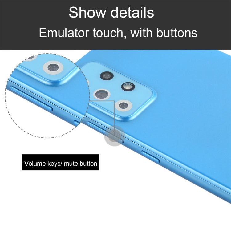 For Samsung Galaxy A72 5G Color Screen Non-Working Fake Dummy Display Model (Blue) - For Galaxy by PMC Jewellery | Online Shopping South Africa | PMC Jewellery | Buy Now Pay Later Mobicred