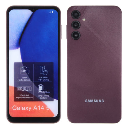 For Samsung Galaxy A14 5G Color Screen Non-Working Fake Dummy Display Model(Dark Red) - For Galaxy by PMC Jewellery | Online Shopping South Africa | PMC Jewellery | Buy Now Pay Later Mobicred