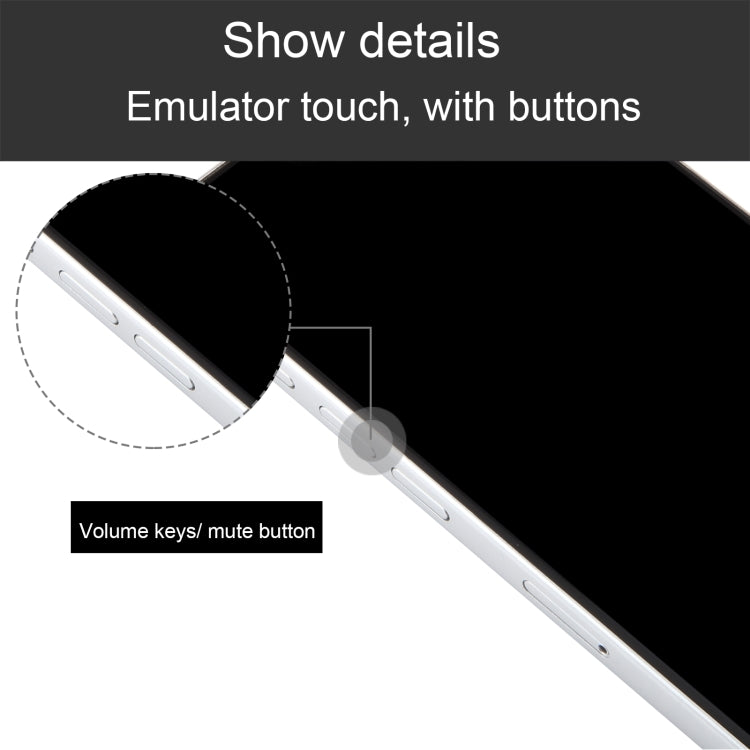 For iPhone 15 Pro Max Black Screen Non-Working Fake Dummy Display Model  (White) - free shipping - PMC TechLife - Order now!