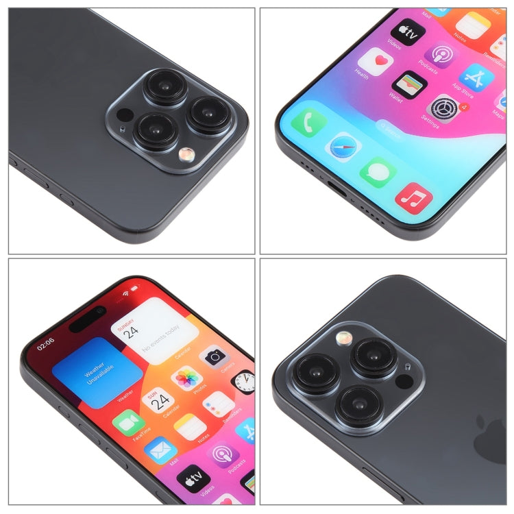 For iPhone 15 Pro Max Color Screen Non-Working Fake Dummy Display Model (Black) - For iPhone & iPad by PMC TechLife | Online Shopping South Africa | PMC TechLife | Buy Now Pay Later Mobicred
