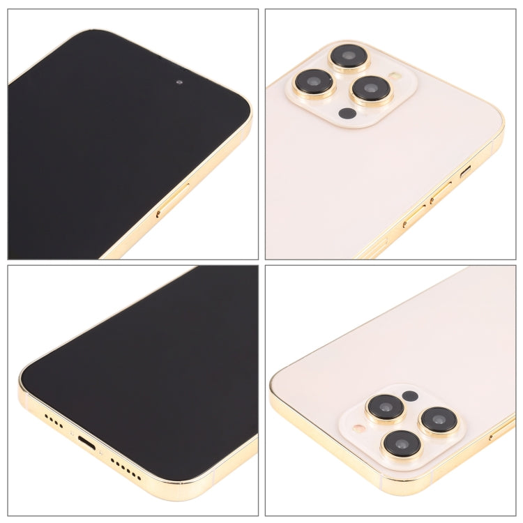 For iPhone 14 Pro Black Screen Non-Working Fake Dummy Display Model (Gold) - For iPhone & iPad by PMC Jewellery | Online Shopping South Africa | PMC Jewellery