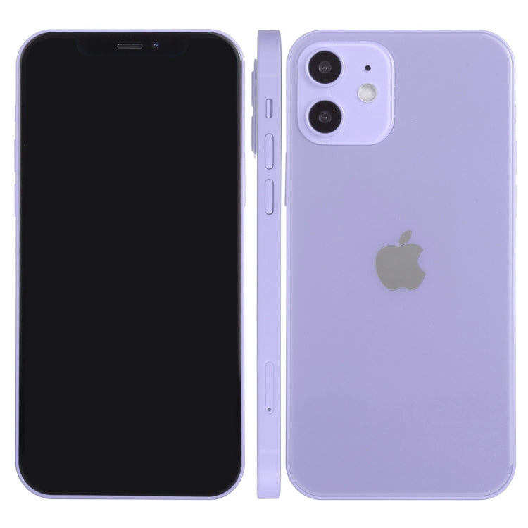 For iPhone 12 Black Screen Non-Working Fake Dummy Display Model, Light Version(Purple) - For iPhone & iPad by PMC Jewellery | Online Shopping South Africa | PMC Jewellery | Buy Now Pay Later Mobicred