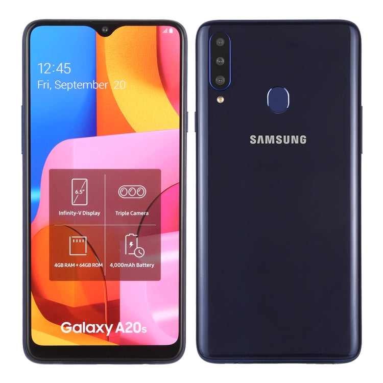 For Galaxy A20s Original Color Screen Non-Working Fake Dummy Display Model (Dark Blue) - For Galaxy by PMC Jewellery | Online Shopping South Africa | PMC Jewellery | Buy Now Pay Later Mobicred