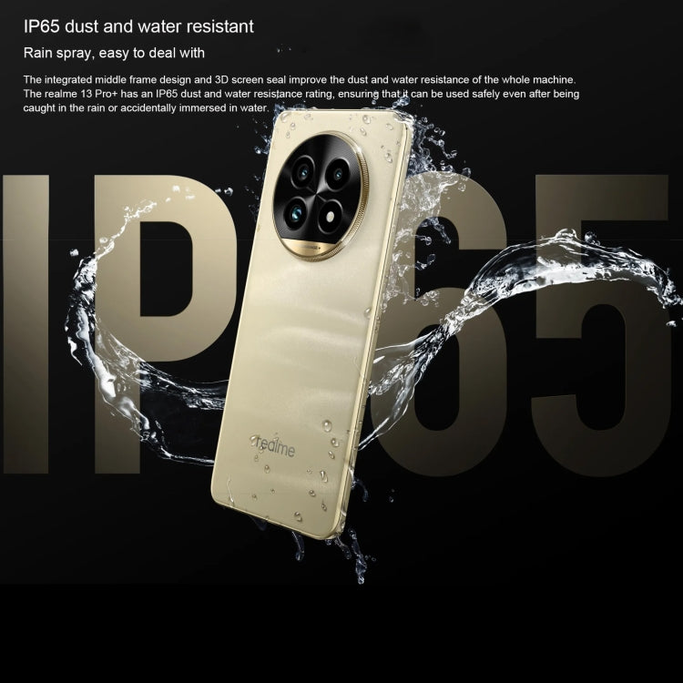 Realme 13 Pro+, 12GB+256GB, Screen Fingerprint Identification, 6.7 inch Realme UI 5.0 Snapdragon 7s Gen 2 Octa Core, NFC, Network: 5G (Gold) - OPPO by Realme | Online Shopping South Africa | PMC Jewellery | Buy Now Pay Later Mobicred