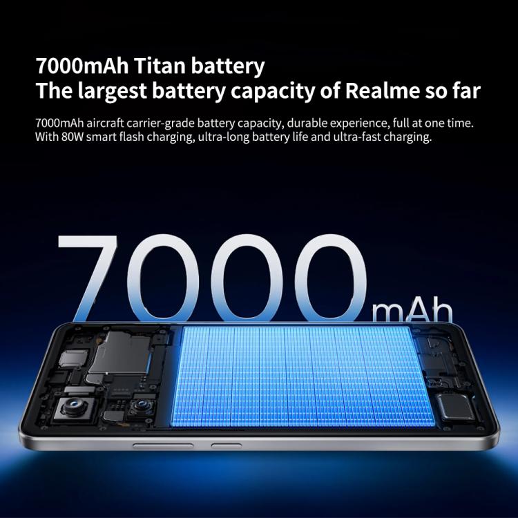 Realme Neo7, 16GB+1TB, 6.78 inch Android 15 / Realme UI 6.0 MediaTek Dimensity 9300+ Octa Core, NFC, Network: 5G, Support Google Play (Black) - free shipping - PMc TechLife - Order now!