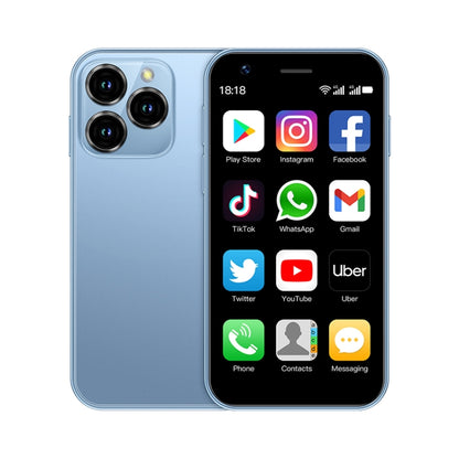 SOYES XS16, 2GB+16GB, 3.0 inch Android 10.0 MTK6737 Quad Core, Bluetooth, WiFi, Network: 4G, Dual SIM, Support Google Play Store (Blue) - SOYES by SOYES | Online Shopping South Africa | PMC Jewellery | Buy Now Pay Later Mobicred