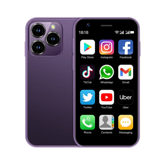 SOYES XS16, 3GB+64GB, 3.0 inch Android 10.0 MTK6737 Quad Core, Bluetooth, WiFi, Network: 4G, Dual SIM, Support Google Play Store (Purple) - SOYES by SOYES | Online Shopping South Africa | PMC Jewellery | Buy Now Pay Later Mobicred