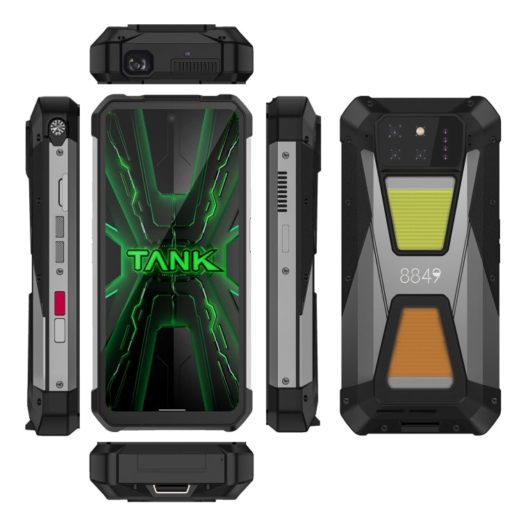 [HK Warehouse] Unihertz 8849 Tank 3S Night Vision Projector Rugged Phone, 16GB+512GB, 6.79 inch Android 14 Dimensity 8200 Octa Core, Network: 5G (Black) - Other by Unihertz | Online Shopping South Africa | PMC Jewellery | Buy Now Pay Later Mobicred