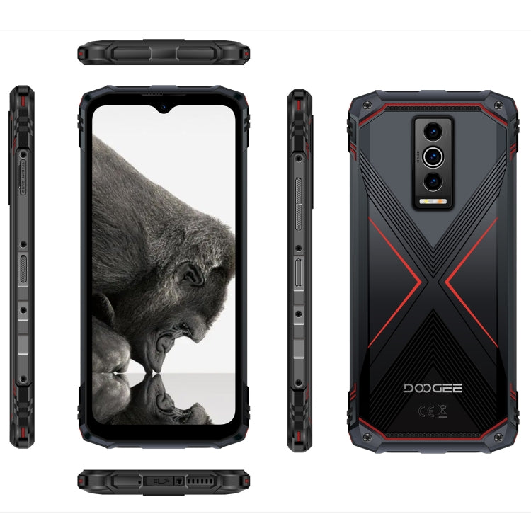 [HK Warehouse] DOOGEE Blade 10 Pro, 6GB+256GB, 6.56 inch Android 14 Spreadtrum T606 Octa Core, Network: 4G, OTG, NFC (Black Red) - DOOGEE by DOOGEE | Online Shopping South Africa | PMC Jewellery | Buy Now Pay Later Mobicred