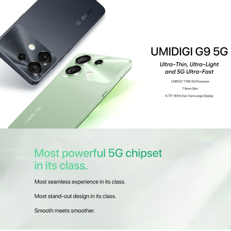 [HK Warehouse] UMIDIGI G9 5G, 6GB+128GB, Side Fingerprint & Face ID Identification, 6.75 inch Android 14 UNISOC T765 Octa Core, Network: 5G (Space Black) - UMIDIGI by UMIDIGI | Online Shopping South Africa | PMC Jewellery | Buy Now Pay Later Mobicred