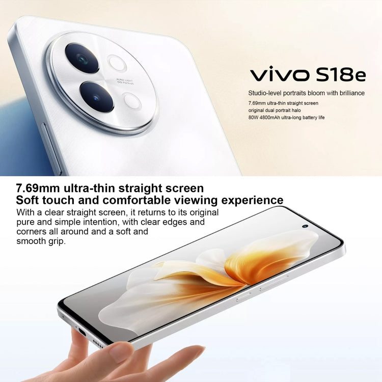 vivo S18e, Dual Back Cameras, 12GB+512GB, Face ID Screen Fingerprint Identification, 6.67 inch Android 14.0 OriginOS 4 Dimensity 7200 Octa Core 2.8GHz, OTG, NFC, Network: 5G, Support Google Play (Purple) - vivo by vivo | Online Shopping South Africa | PMC Jewellery | Buy Now Pay Later Mobicred