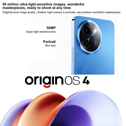 vivo Y200t, Dual Back Cameras, 8GB+256GB, Face ID Screen Fingerprint Identification, 6.72 inch Android 14.0 OriginOS 4 Snapdragon 6 Gen 1 Octa Core 2.2GHz, OTG, Network: 5G, Support Google Play (Blue) - vivo by vivo | Online Shopping South Africa | PMC Jewellery | Buy Now Pay Later Mobicred