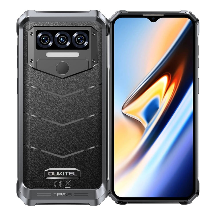 [HK Warehouse] Oukitel WP38 Rugged Phone, 12GB+256GB, IP68/IP69K, Fingerprint Identification, 10600mAh, 6.52 inch MediaTek MT8788 Octa Core, NFC, OTG, Network: 4G (Black) - Other by OUKITEL | Online Shopping South Africa | PMC Jewellery | Buy Now Pay Later Mobicred