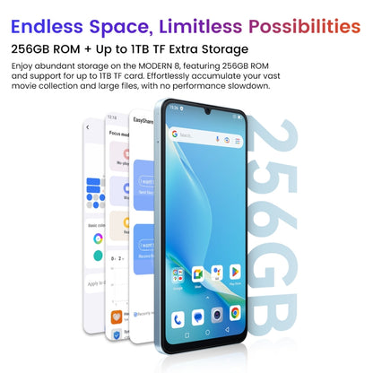[HK Warehouse] Blackview Oscal MODERN 8, 8GB+256GB, Fingerprint Identification, 6.75 inch Android 13 Unisoc T616 Octa Core up to 2.2GHz, Network: 4G, OTG (Purple) - Blackview by Blackview | Online Shopping South Africa | PMC Jewellery | Buy Now Pay Later Mobicred