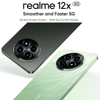 Realme 12x, 12GB+256GB, Side Fingerprint Identification, 6.67 inch Realme UI 5.0 Dimensity 6100+ 5G Octa Core, NFC, Network: 5G, Support Google Play (Glowing Black) - OPPO by Realme | Online Shopping South Africa | PMC Jewellery | Buy Now Pay Later Mobicred